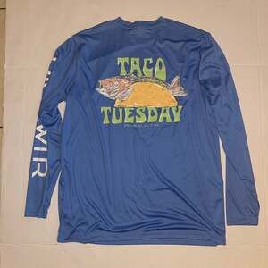Rig & Wtr Men Taco Tuesday UPF 50 Suntech Performance Long Sleeve Shirt